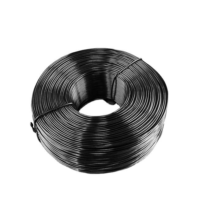 1.57mm  12/14/18 gauge length black annealed soft wire for small coil tie wire stable factory