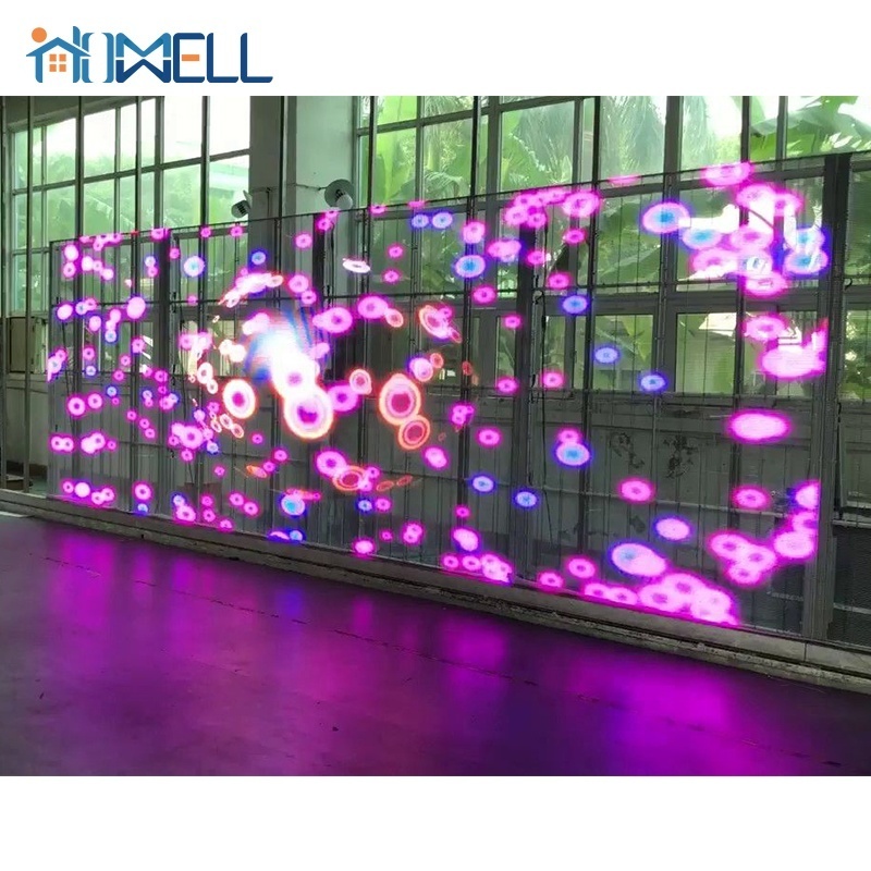 Transparent LED Screen Indoor Outdoor Glass Transparent LED Film Display Panels