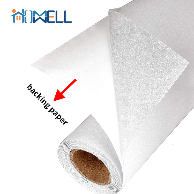 Sandblast Window Film PVC Frosted Self Adhesive Sticker