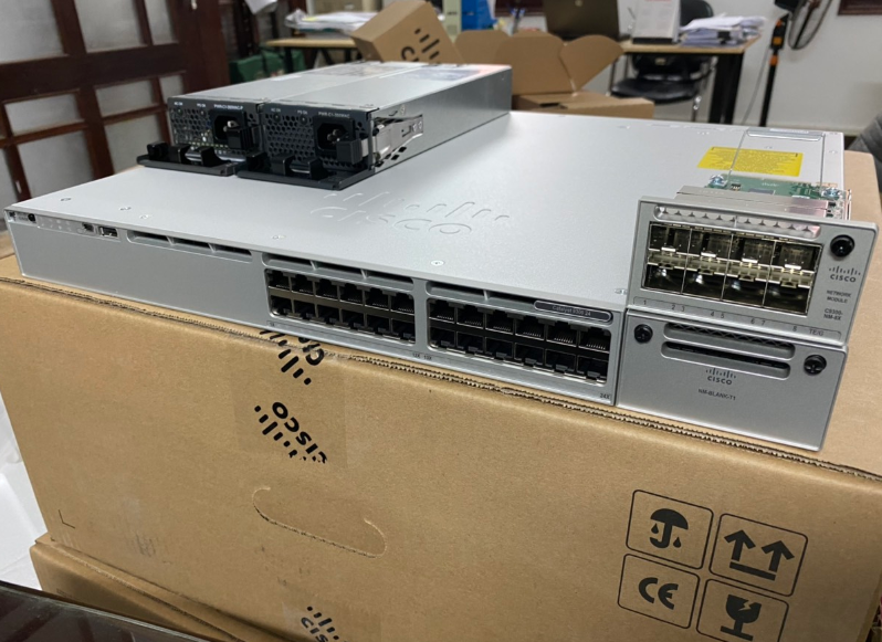 network switch rack C9300-24T-A Series catalyst 24-port rack-managed Gigabit Ethernet enterprise-class network switches