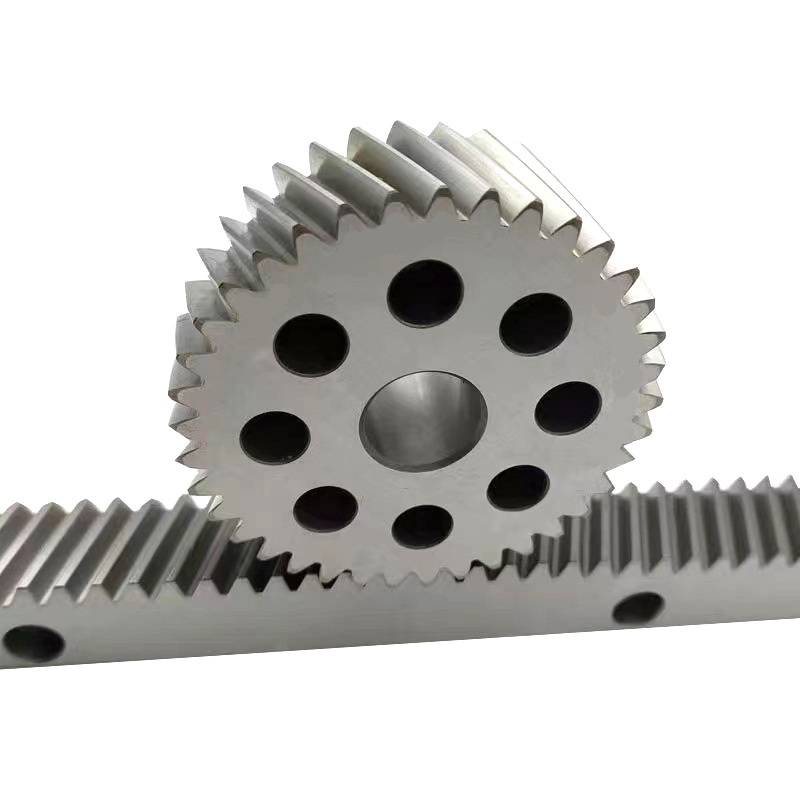 Custom cnc tech small helical  tooth rack and pinion high precision M1 M2 M3 M4 M5 M6 gear