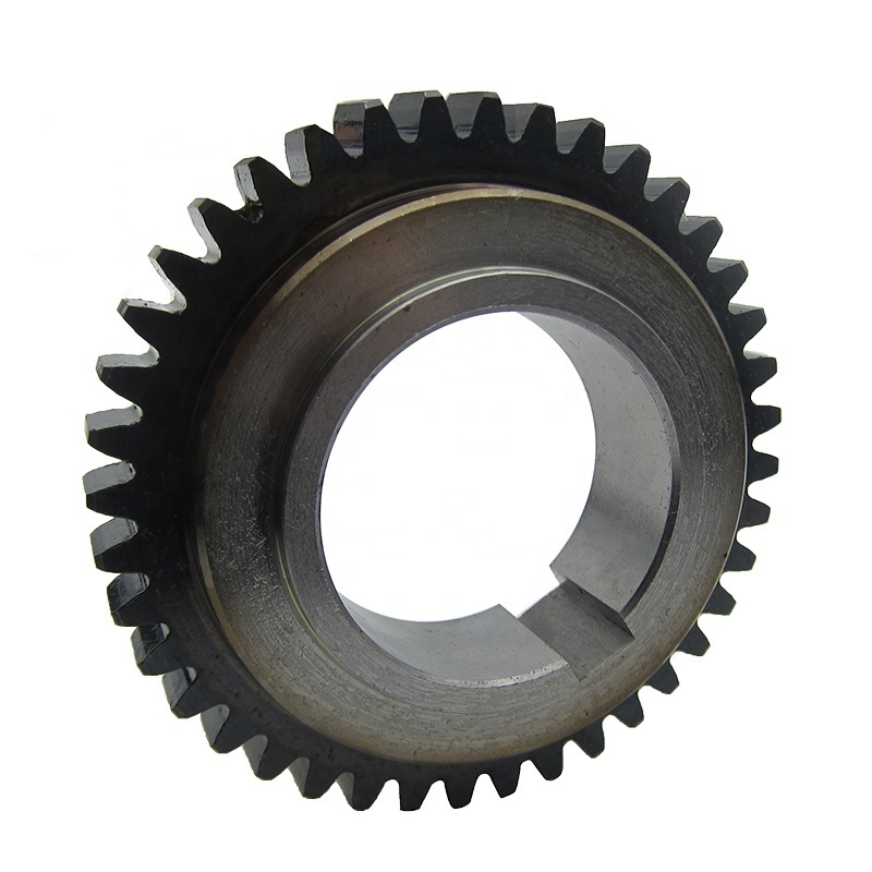 Customized CNC machining curved spur pinion gear rack straight tooth gear design spur gears