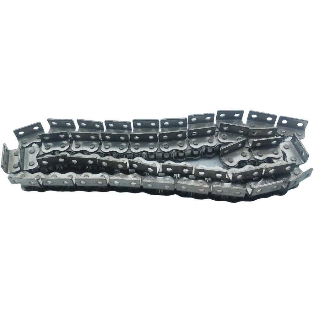 Source manufacturer high precision 08B 32B 48B stainless steel chain short pitch with A2 attachment