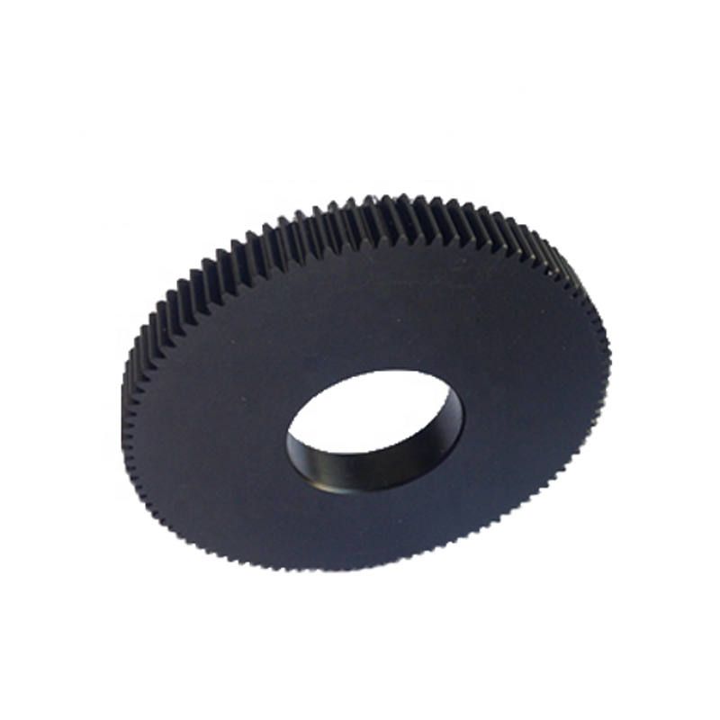 Customized CNC machining curved spur pinion gear rack straight tooth gear design spur gears