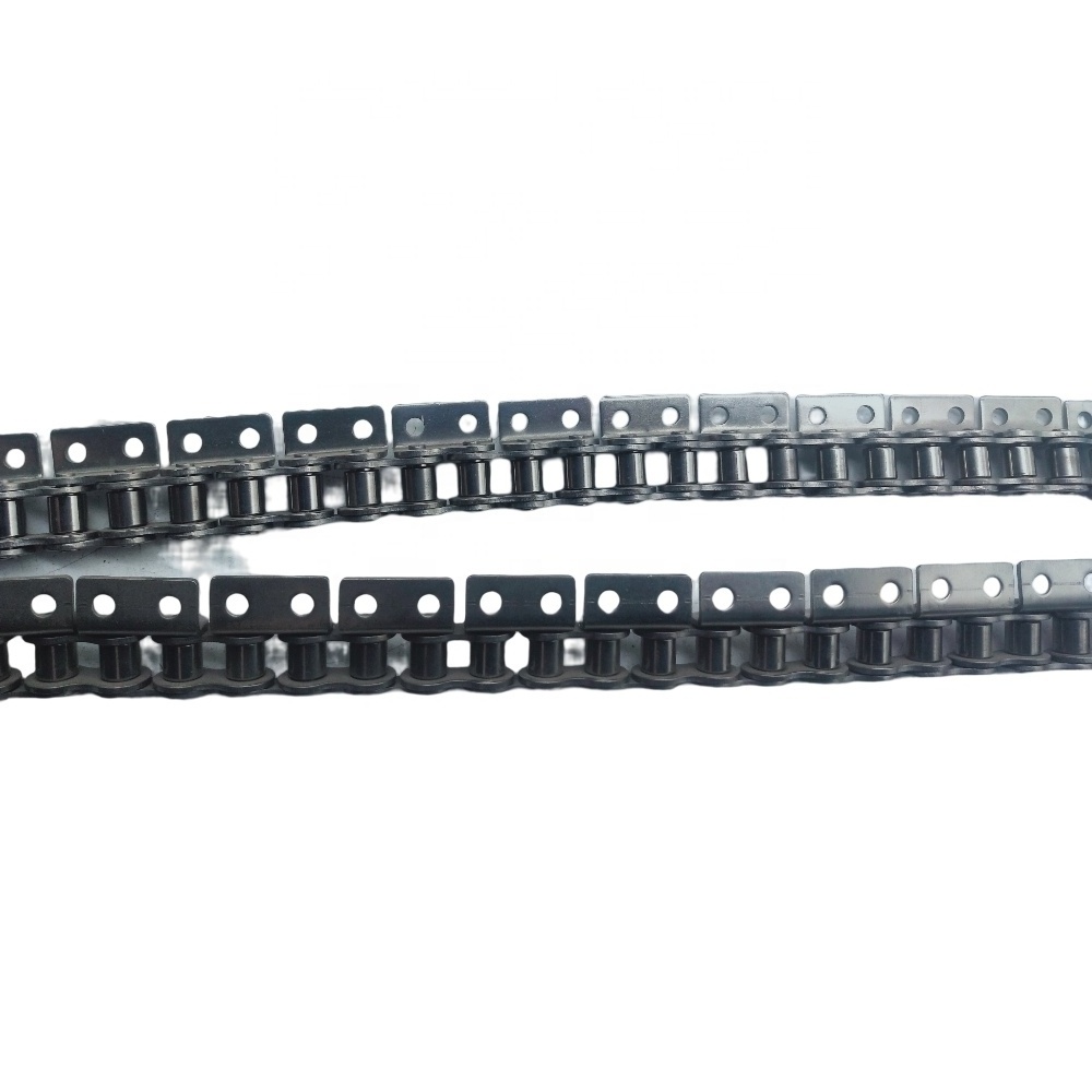 Source manufacturer high precision 08B 32B 48B stainless steel chain short pitch with A2 attachment