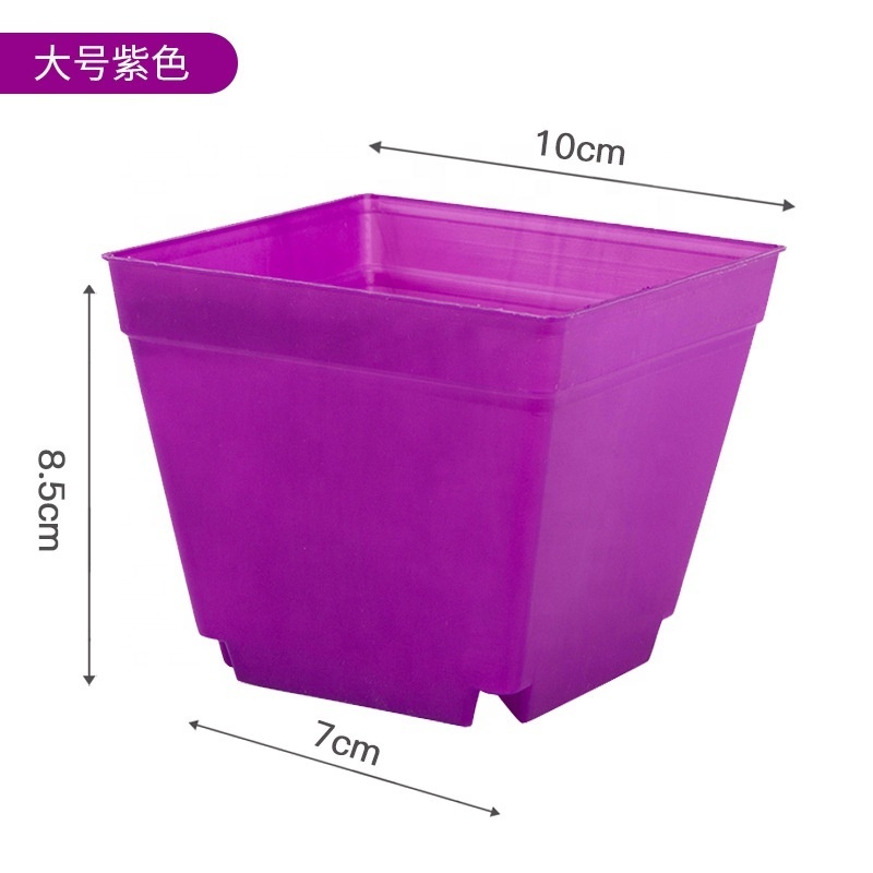 garden supplies cheap seedling pots plastic planter nursery 4