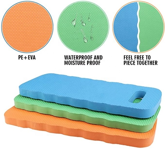 Cheap Factory Whole sale Customized Packing Sports Working Gardening Knee Protection EVA Kneeling Pad Crawling Pad Thick Foam Kn