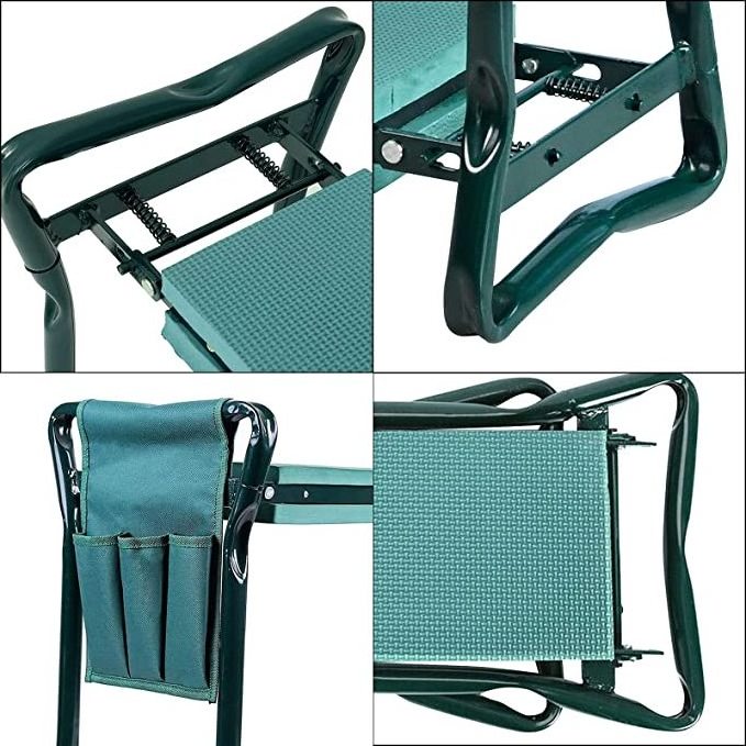 5 pcs aluminum alloy soft handle garden tool set garden kneeling bench tool bag