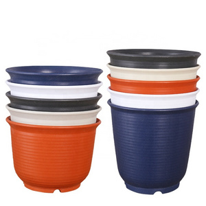 Factory Cheap Gardening Supplies Plastic Flower Pot Plastic Pots for Plants Plastic Planter Tray