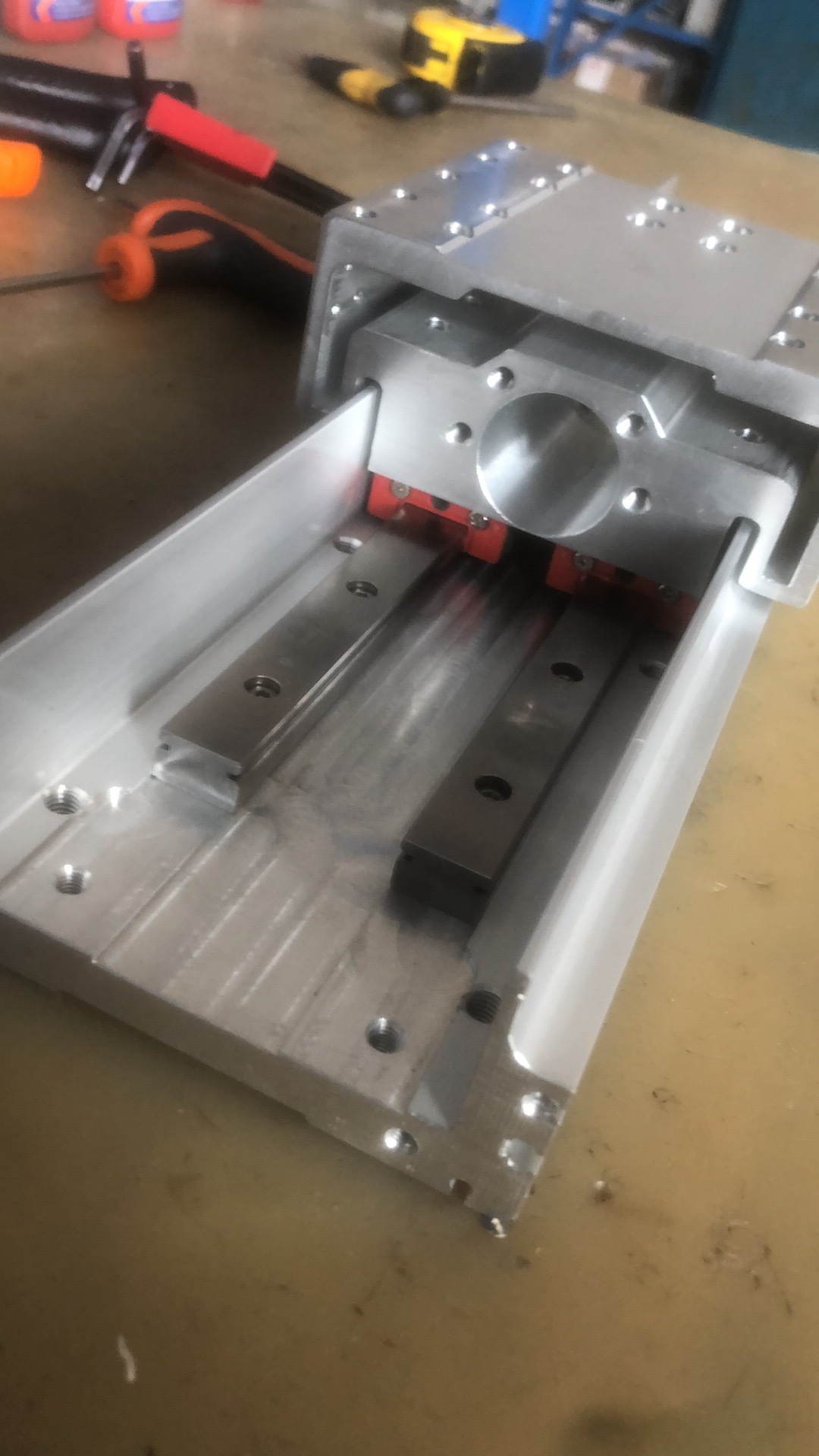 CNC Origin Industries Linear Motion Guide Rail Rack and Pinion Actuator System Module for Plasma 12 Engine Assembly Provided