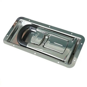 Refrigerated Truck Concealed Handle Lock Stainless Steel Reefer Container Trailer Door Paddle Handle Latch Lock