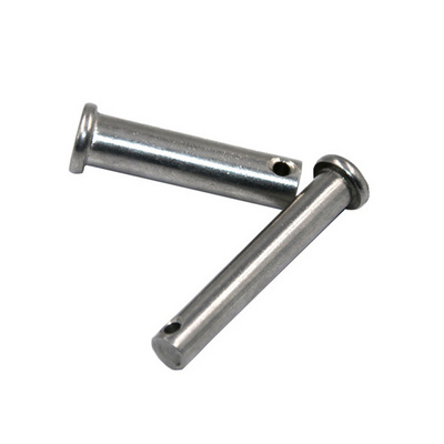 Stainless Steel 304 316 Pin Bolt Turning Machining Flat Head Clevis Cotter Pin Bolt With Hole