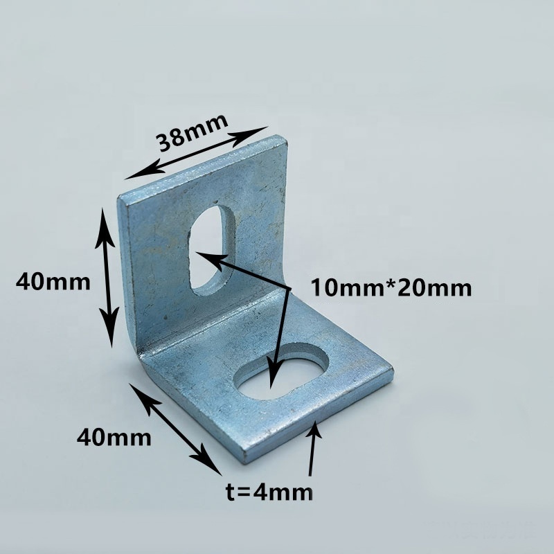 Heavy Duty Steel L Shaped Angle Corner Hardware Brackets