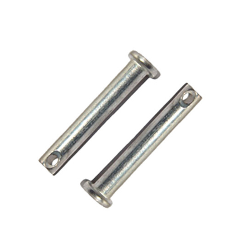 Stainless Steel 304 316 Pin Bolt Turning Machining Flat Head Clevis Cotter Pin Bolt With Hole