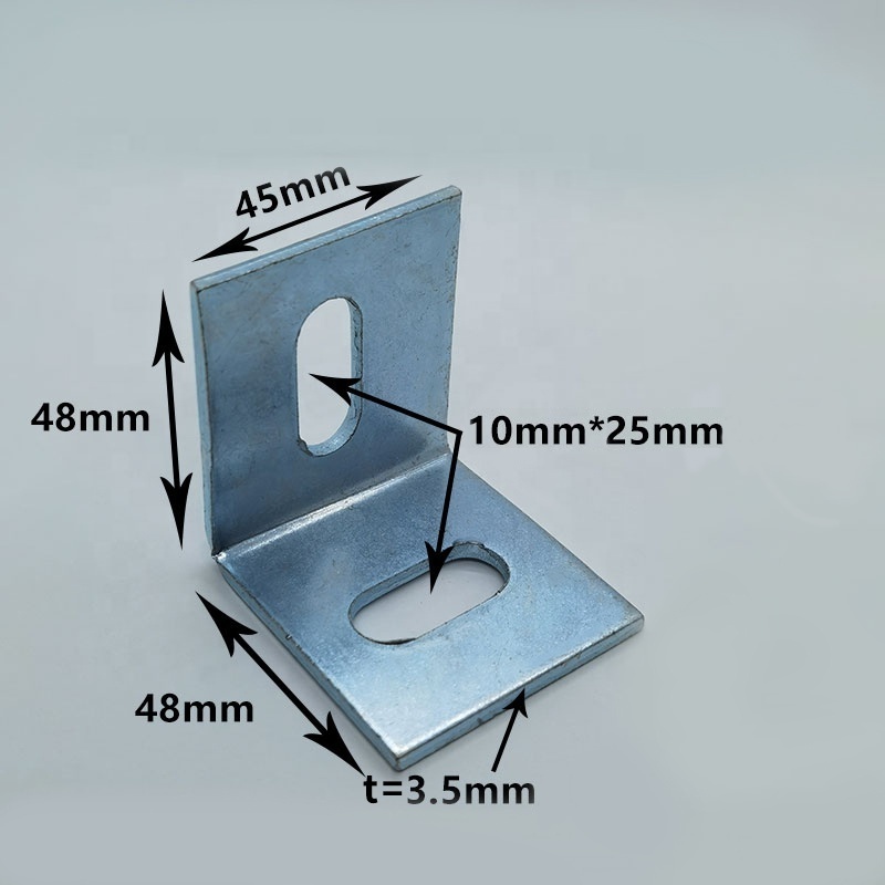 Heavy Duty Steel L Shaped Angle Corner Hardware Brackets