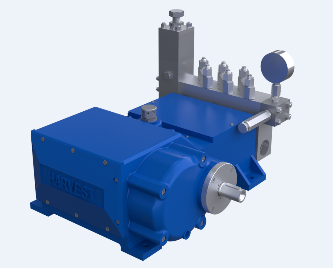 high pressure pump for surface cleaning with water jetting