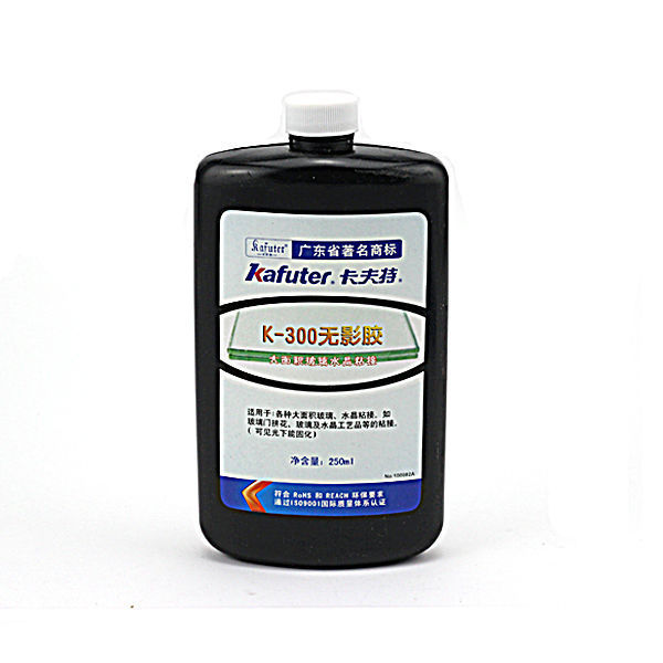 Liquid acrylic glue  Kafuter K-300 Crystal bonding glass and glass bonding uv adhesive glass uv glue