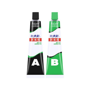 3 Ton transparent epoxy adhesive Kafuter AB glue crystal gem glass ceramic metal fast curing adhesive