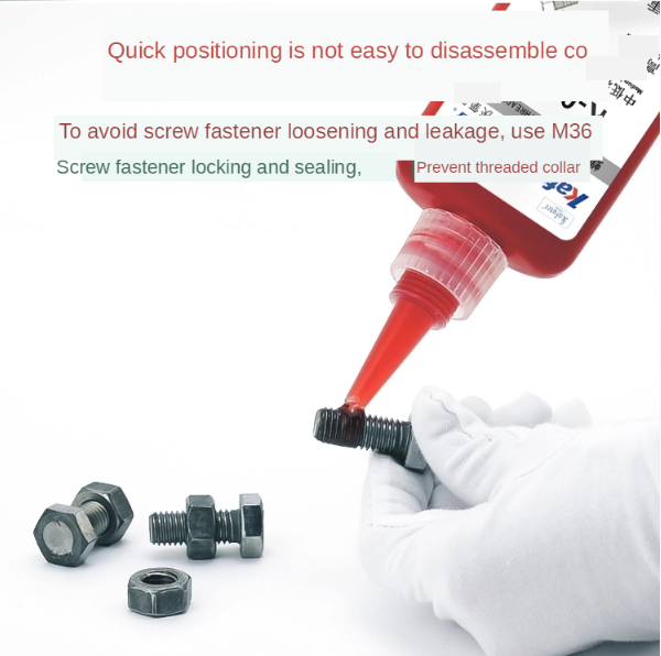 Kafuter screw thread glue K-0271 quick drying anaerobic adhesive high strength thread locking agent