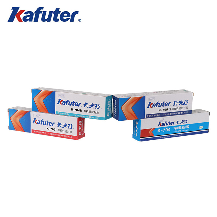 Kafuter K-704 white RTV Adhesive sealing glue wide range of bonding materials silicone sealants