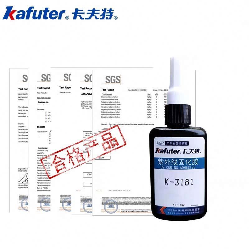 kafuter k-3181 galvanized carbon steel neutral organic  welding auto acid sealant glass glue shadowless adhesive