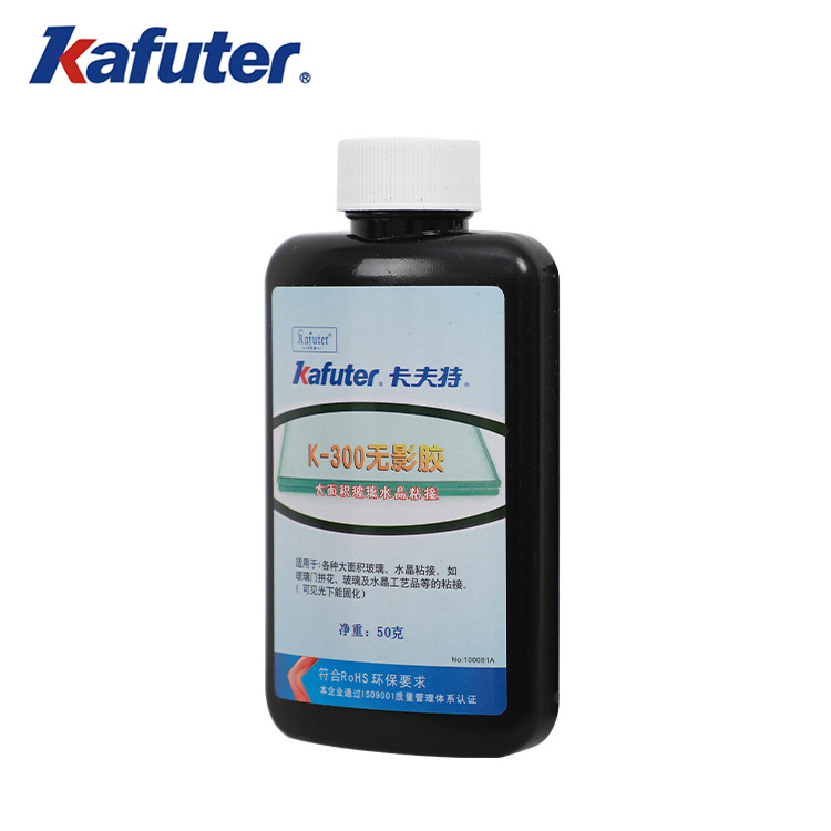 Kafuter K-300 UV glue glass glass crystal bonding  large area glass bonding