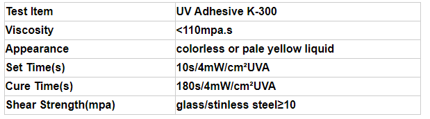 Kafuter K-300 UV glue glass glass crystal bonding  large area glass bonding