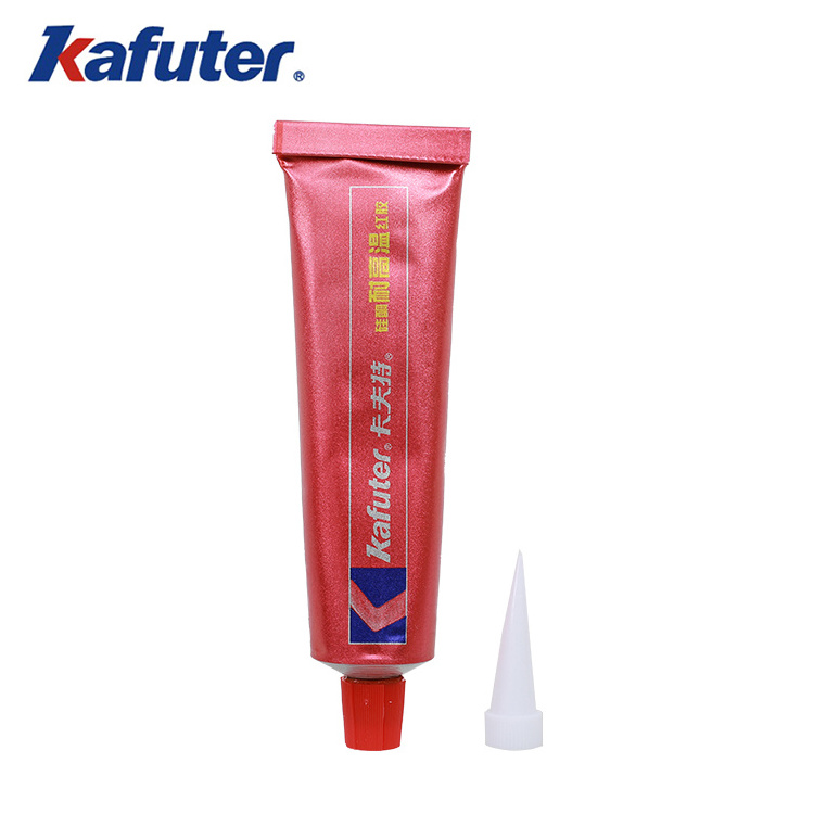 Kafuter K-383 high temperature resistant gasket-free adhesive RTV red sealant