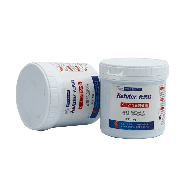 Kafuter High Thermal Conductivity Silicone Grease K-5213-1kg Cpu Cooling Paste Thermal Conductivity 3.0 Gray Silicone Grease