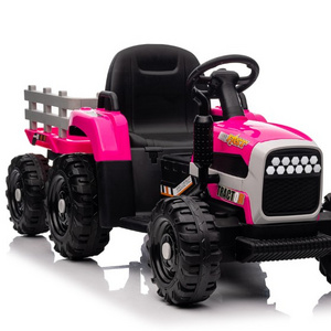 12V 24V volt electric tractor for big kids 1-10 year olds with remote control children ride on excavator car