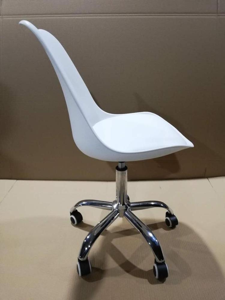 New popular plastic pp rotating office chair with wheel base for office chair