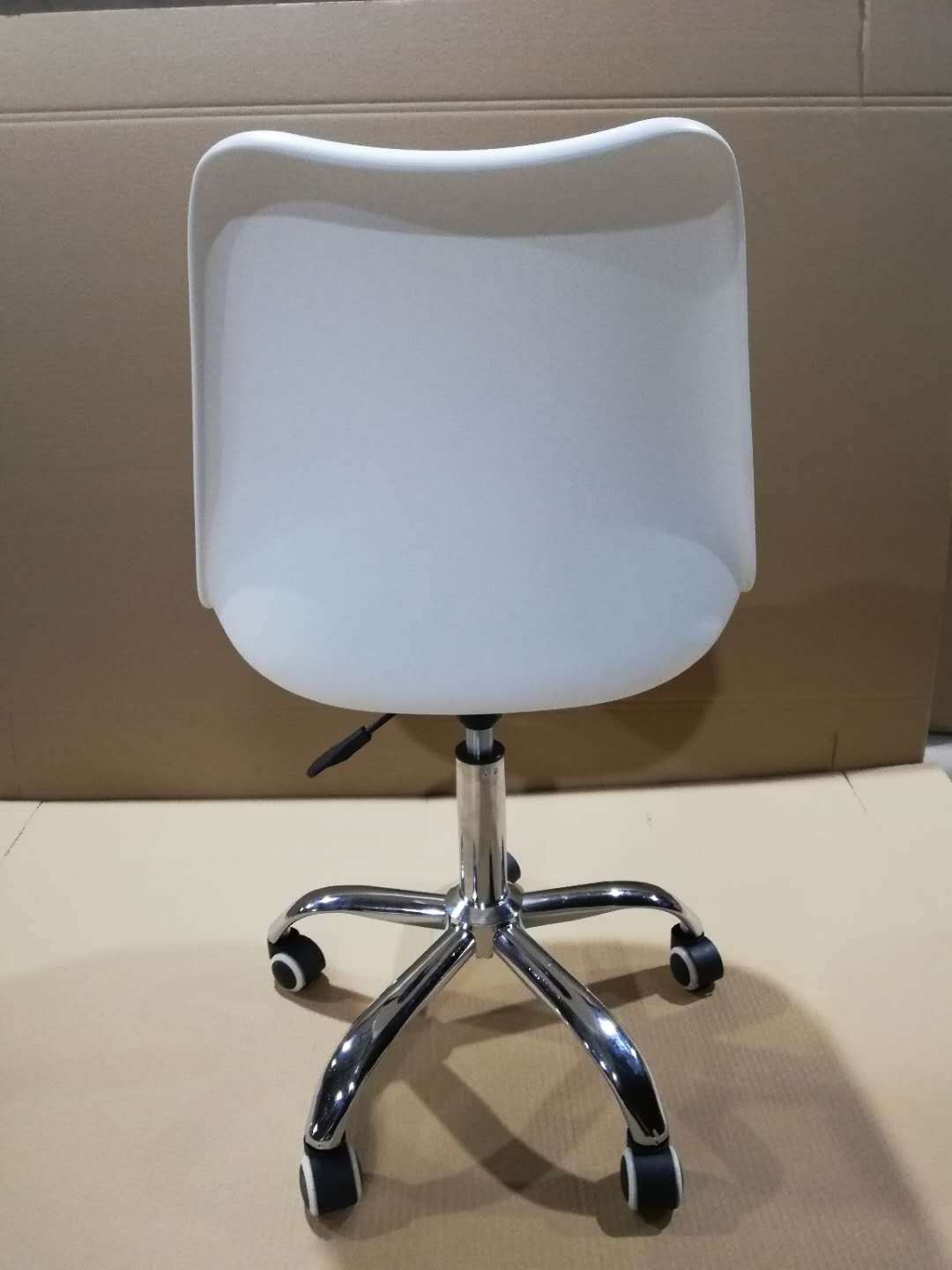 New popular plastic pp rotating office chair with wheel base for office chair