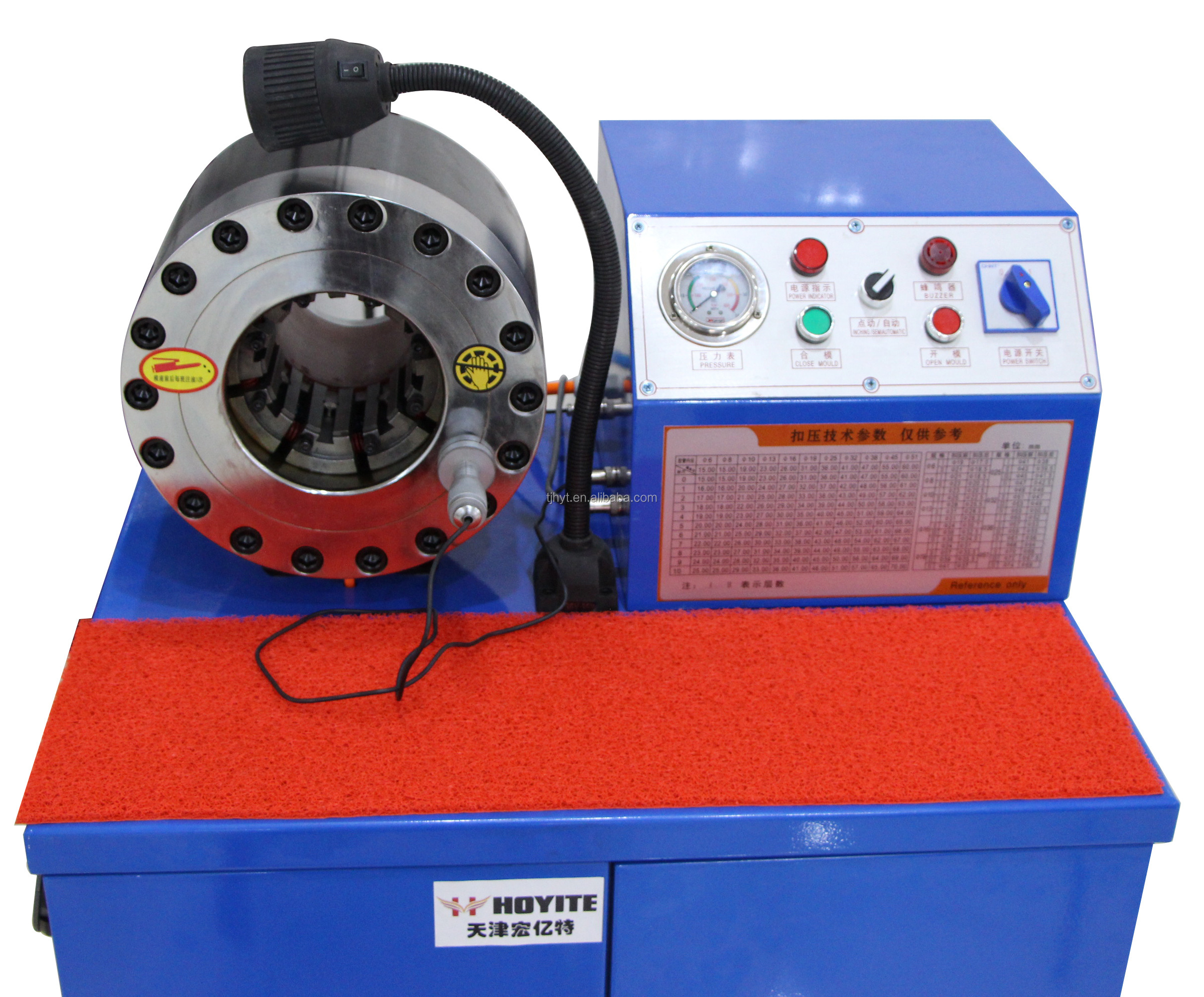 High Precision ISO 4SH Gates Hose Crimping Machine/Crimper Up To 2