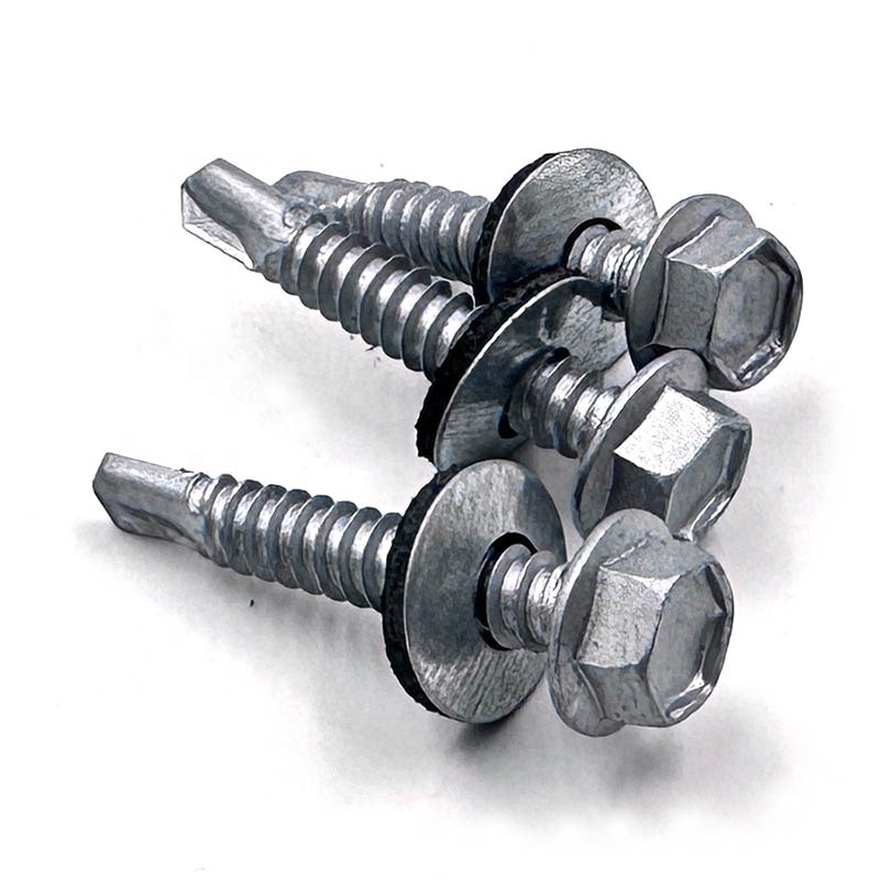 umbrella roofing screw with epdm rubber washer metal roofing screw