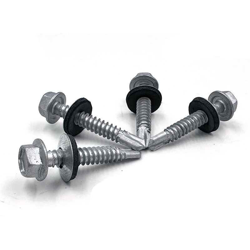 umbrella roofing screw with epdm rubber washer metal roofing screw