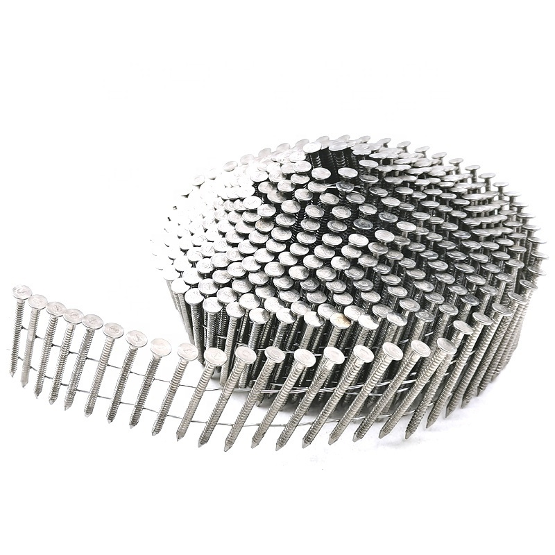 1-3/4 x 0.083 x 0.090 1.75 in x 0.092 in 3d 10d 2 3x0.131 ring shank 1-1/4 x0.082 316 stainless steel wire coil ring nail