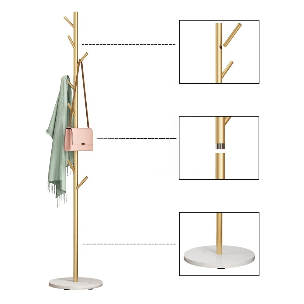 Free standing wooden kids coat rack luxury hotel coat metal rack stand floor wooden octopus drying coat racks