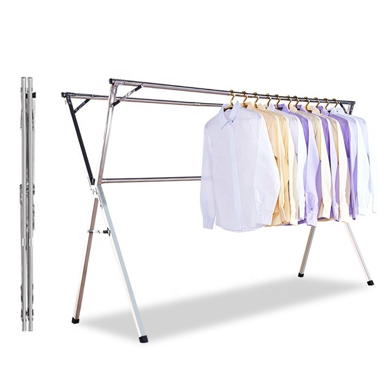 Umbrella shaped balcony folding hanging clothes drying rack