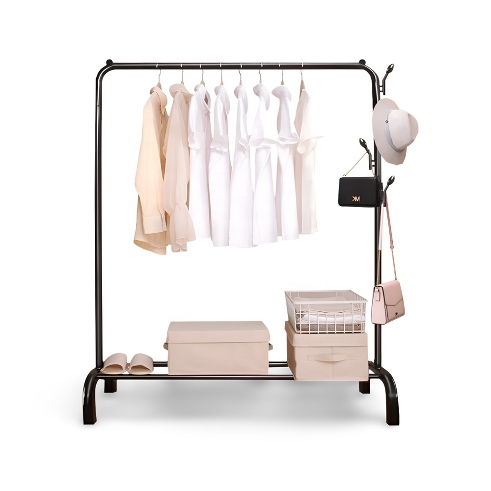 Heavy Duty Clothes Rack Clothes Hanger Rack Stand Portable Clothing Rack With Shelves