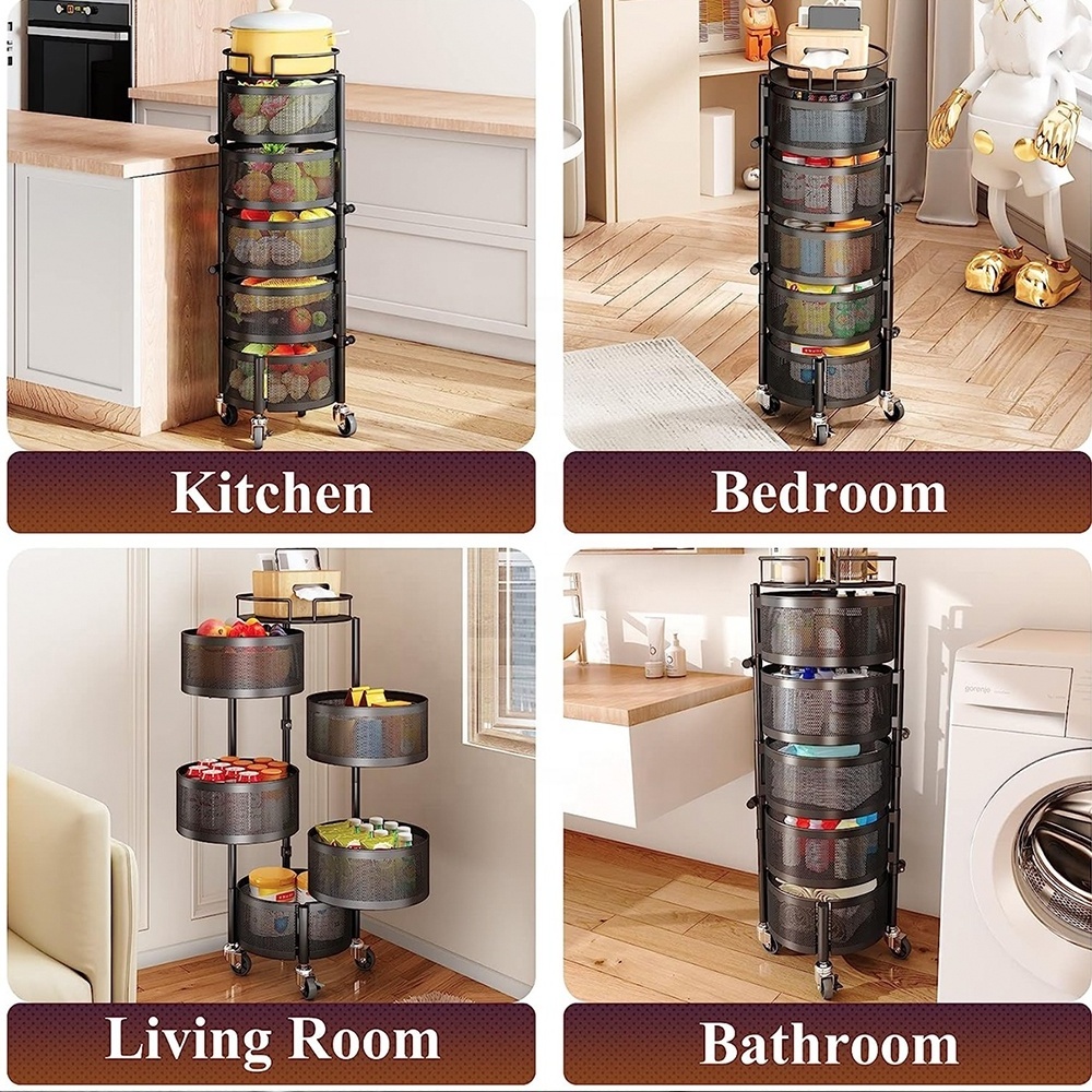 5 Tier Adjustable Metal Wire Shelves Standing Storage Racks for Restaurant Garage Pantry Kitchen Spice Organizer