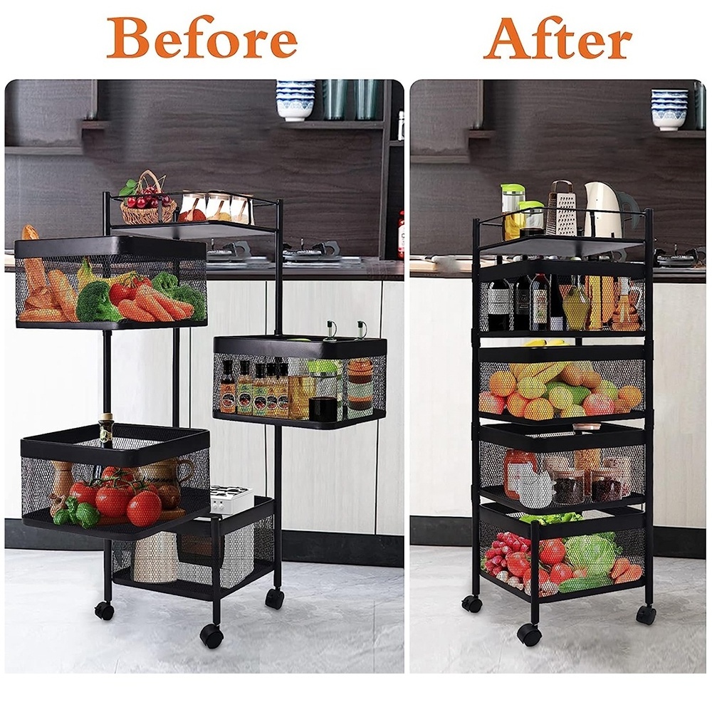 5 Tier Adjustable Metal Wire Shelves Standing Storage Racks for Restaurant Garage Pantry Kitchen Spice Organizer