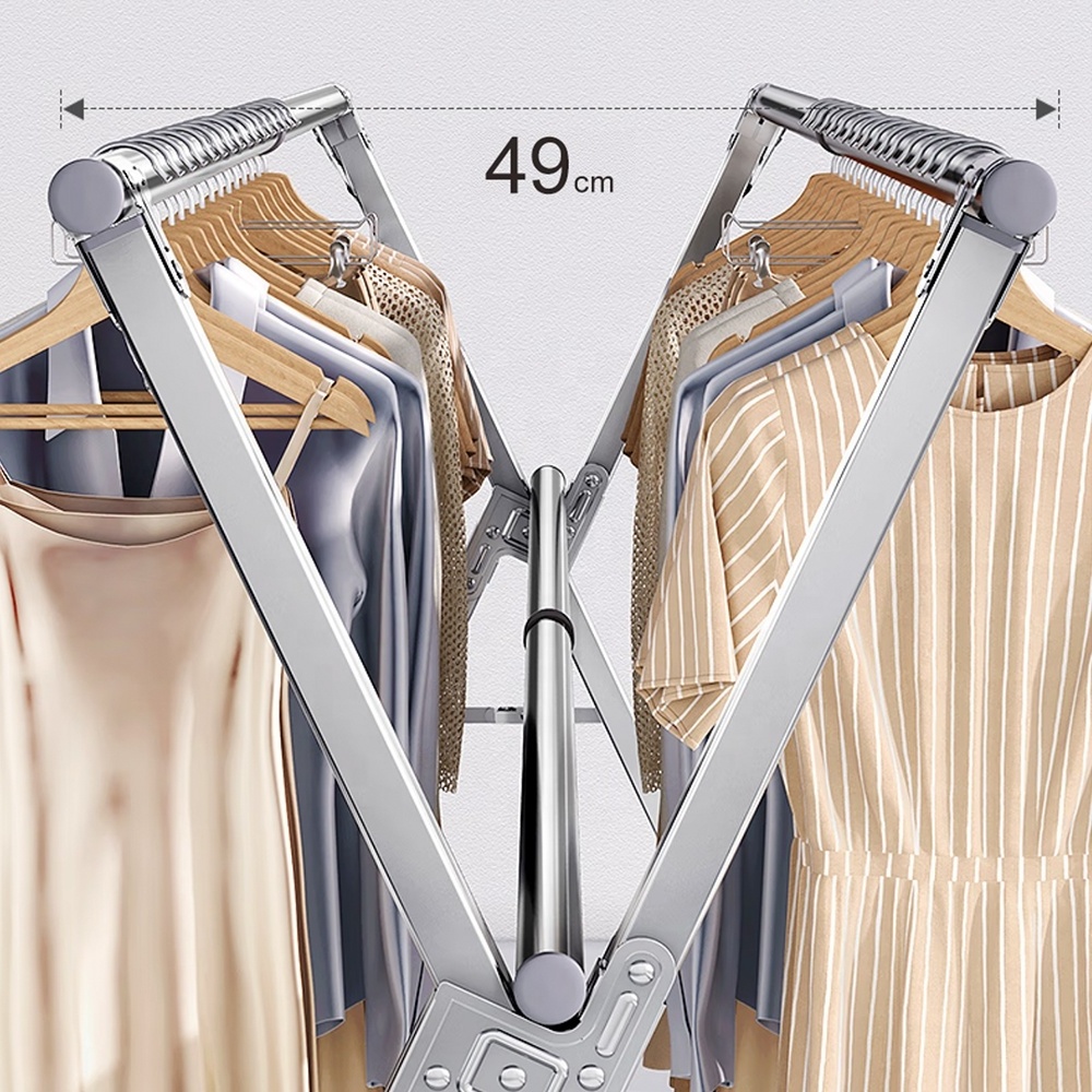 Stainless steel mini portable steam iron clothes dryer for clothes drying rack