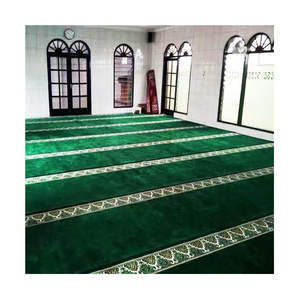 Muslim wall to wall prayer carpet roll tapis de priere mosque carpet