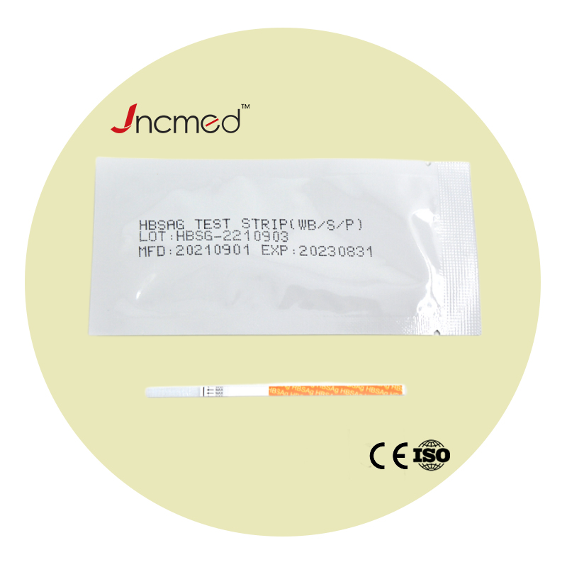 JCMED Hepatitis Rapid Test Kit HBsAg Test Strip Self Rapid Tests