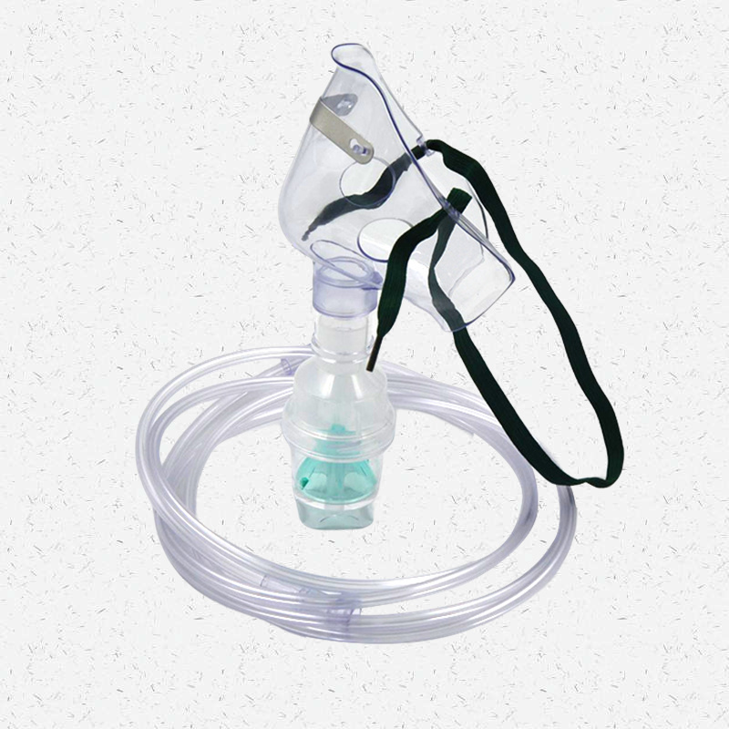 Hospital Supply Disposable Breathing Transparent Infant Adult Nebulizer Mask Kit With Tube