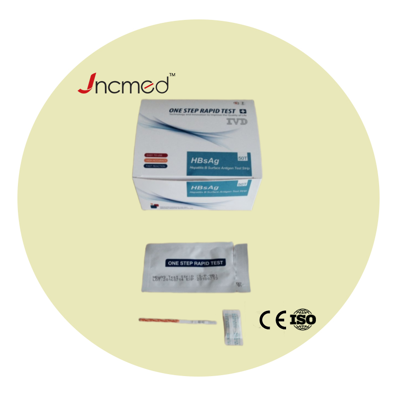 JCMED Hepatitis Rapid Test Kit HBsAg Test Strip Self Rapid Tests