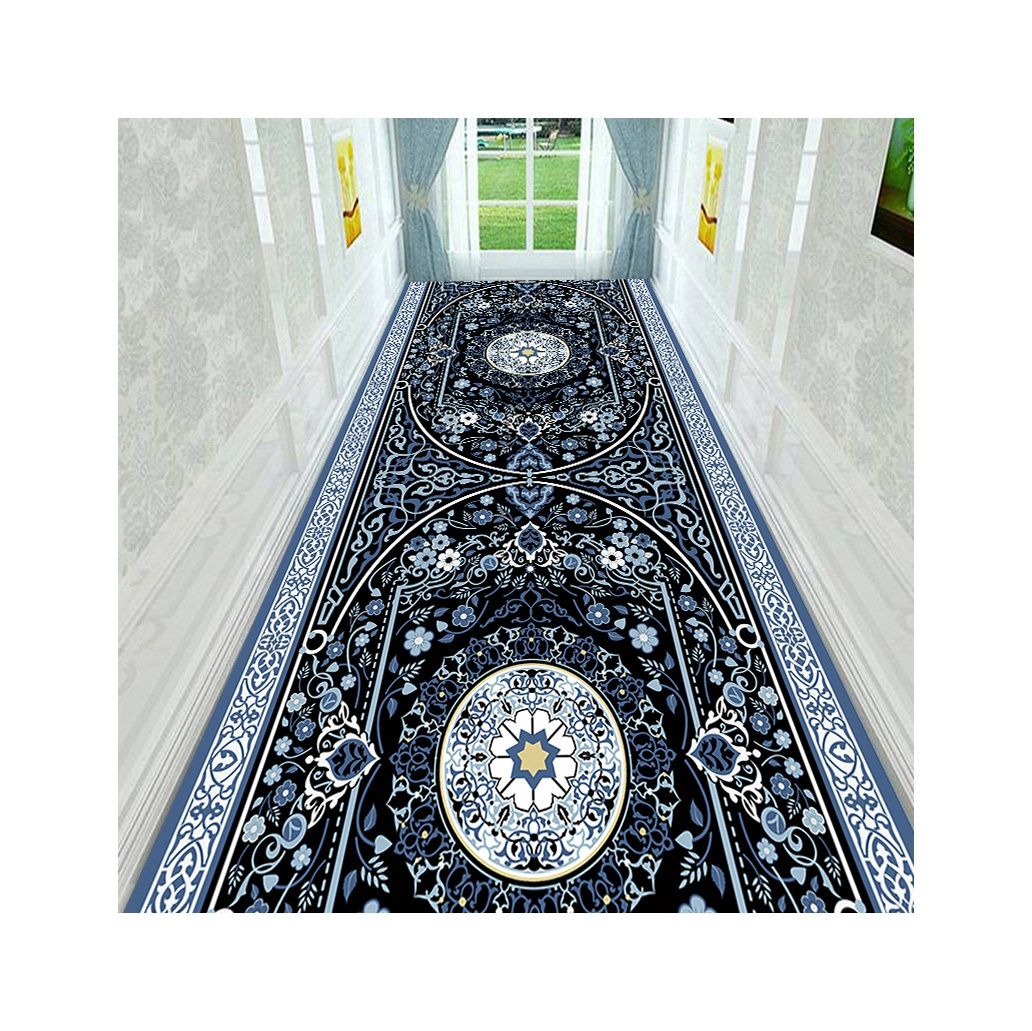 Wholesale Machine Made Turkey Style Hotel Corridor Printed Carpet With Floor Carpet Price