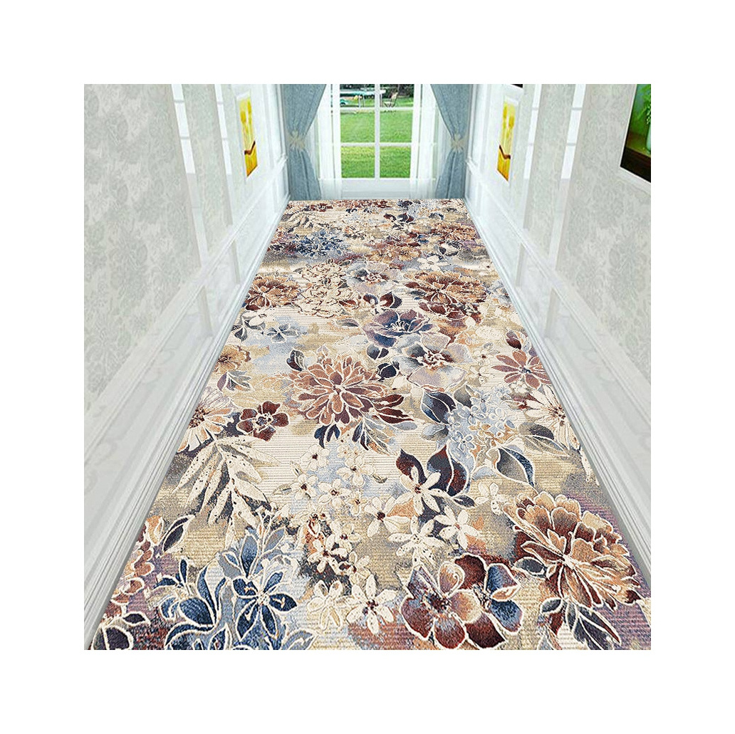 Wholesale Machine Made Turkey Style Hotel Corridor Printed Carpet With Floor Carpet Price