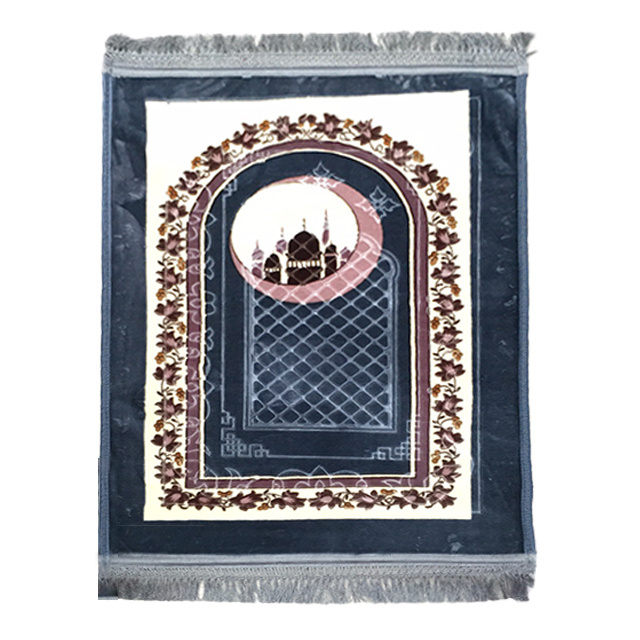 wholesale Muslim Rug Lasher Turkish educational Prayer mat  Praying Carpet