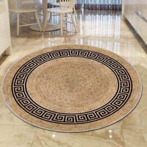 Modern circular carpet thickened chair floor mat round carpet for living room bedroom study